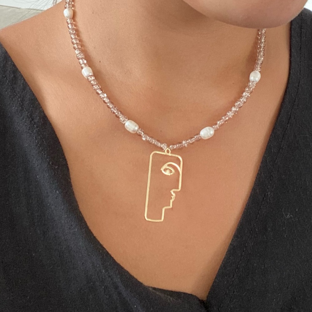Freshwater Pearl Beaded Necklace